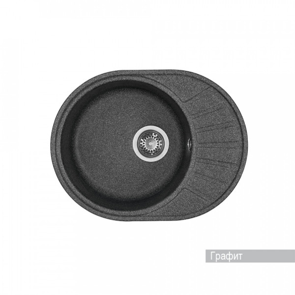 Мойка для кухни врезная Aquaton Чезана 437x568x191 графит (1.A711.2.32C.S21.0) Мойка для кухни врезная Aquaton Чезана 437x568x191 графит (1.A711.2.32C.S21.0)