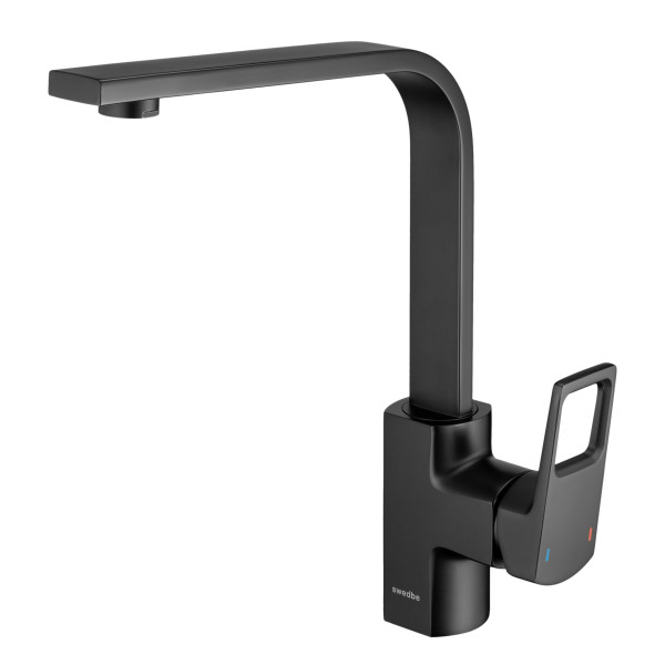 Смеситель для кухни Swedbe Kronos черный (2041B) Смеситель для кухни Swedbe Kronos черный (2041B)