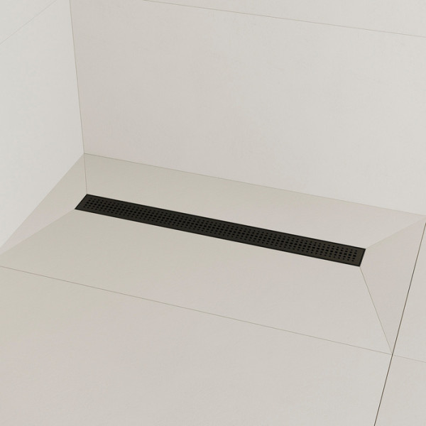 Лоток душевой 700 мм сифон 360 комбинированный затвор перфорированная решетка черный Iddis (975B7BL20DZ0)