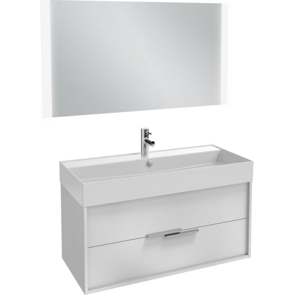 Тумба подвесная Jacob Delafon Vivienne 100 белый глянец (EB1668-J5-J5)