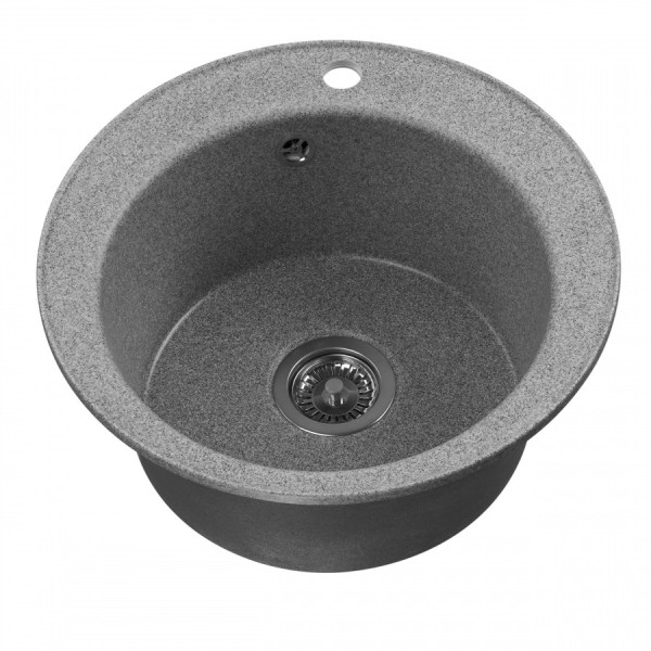 Мойка для кухни врезная Aquaton Шелли 500x500x213 серый (1.A734.7.32S.S23.0)