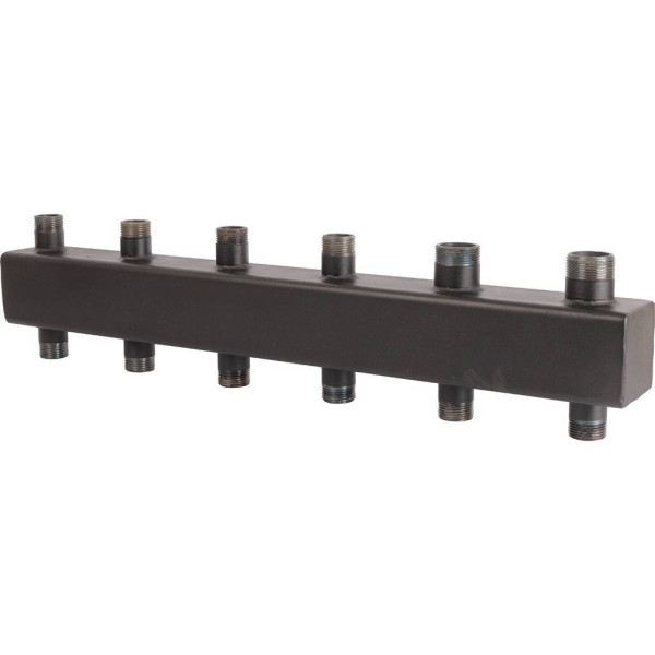 Коллектор распределительный Rommer 1"*1 1/4" на 3(5) контура (сталь, до 80 кВт) (RDG-0016-004035) Коллектор распределительный Rommer 1"*1 1/4" на 3(5) контура (сталь, до 80 кВт) (RDG-0016-004035)