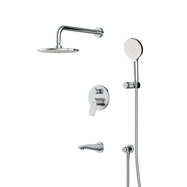 Смеситель для ванны и душа AM.PM X-Joy с душевым набором хром (FB85A3RH10) Смеситель для ванны и душа AM.PM X-Joy с душевым набором хром (FB85A3RH10)