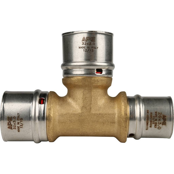 Тройник 32x32x26 Stout (пресс) (SFP-0005-323226)