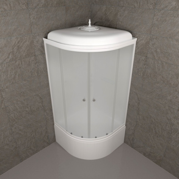 Душевая кабинаTriton Ультра 90x90 стекло матовое, профиль белый (DK370)