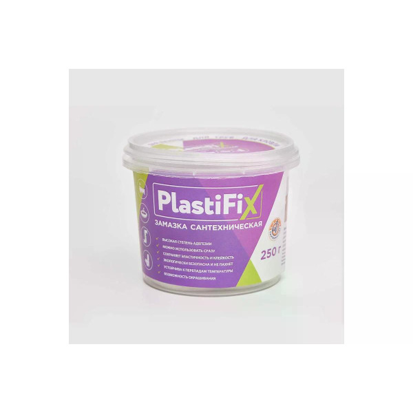 Замазка сантехническая PlastiFix 250 гр банка Регион спецтехно (4630033041532 / 04153) Замазка сантехническая PlastiFix 250 гр банка Регион спецтехно (4630033041532 / 04153)