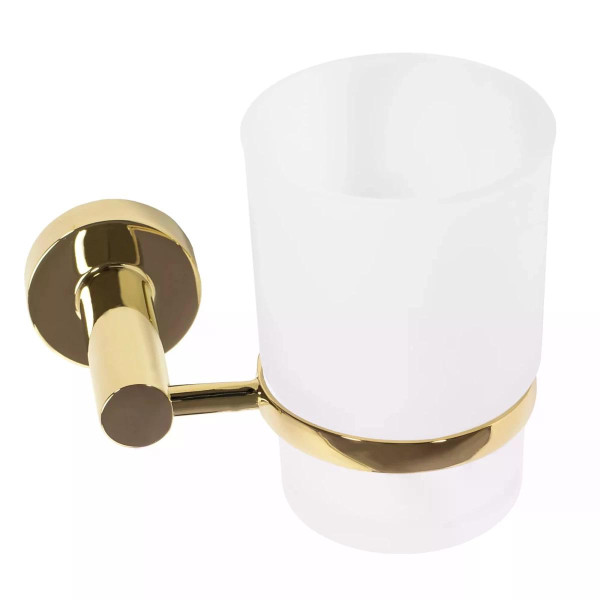 Стакан настенный Rea 322211A Gold золото (REA-77085)