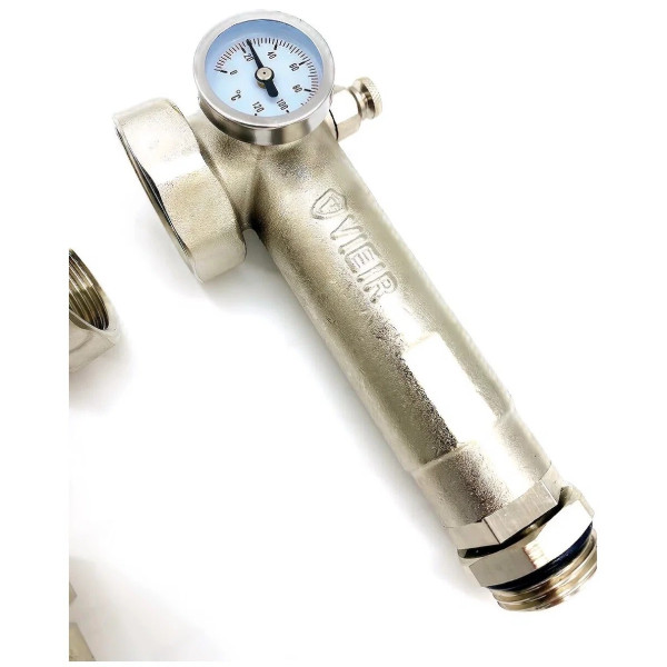 Насосно-смесительный узел Vieir 1” (130/180 мм., без насоса, с термосмес кл. 20-45°С) (VR200-A)