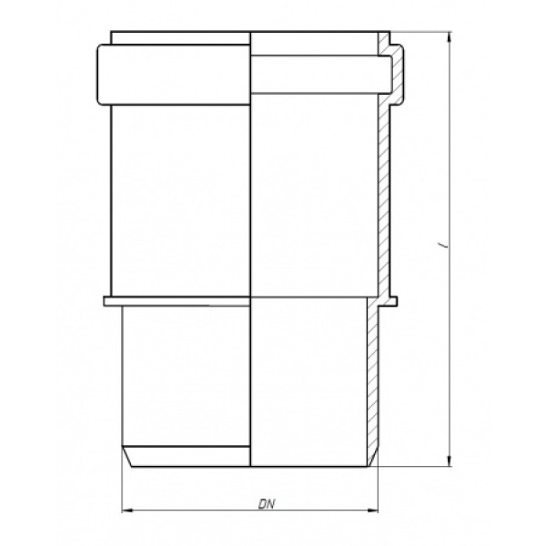 Патрубок компенсационный SKL 110 Ostendorf Skolan Safe PP-MD (335930)