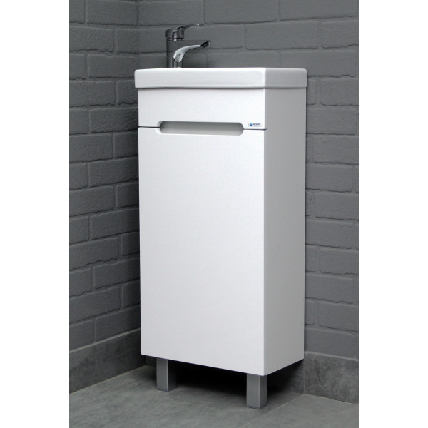 Тумба напольная Como 40 Аура без ящика Айсберг Домино (DA2504T)