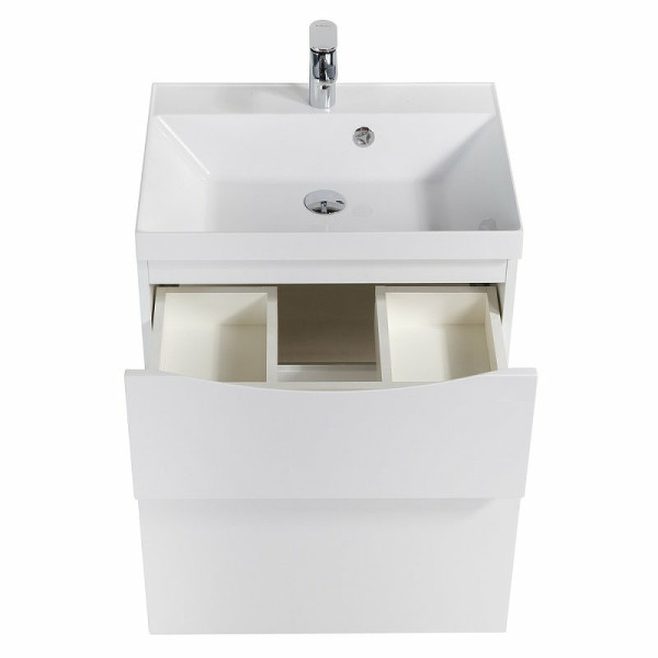 Тумба подвесная BelBagno Marino-H60 60 см Bianco Lucido (Marino-H60-600-2C-SO-BL-P)