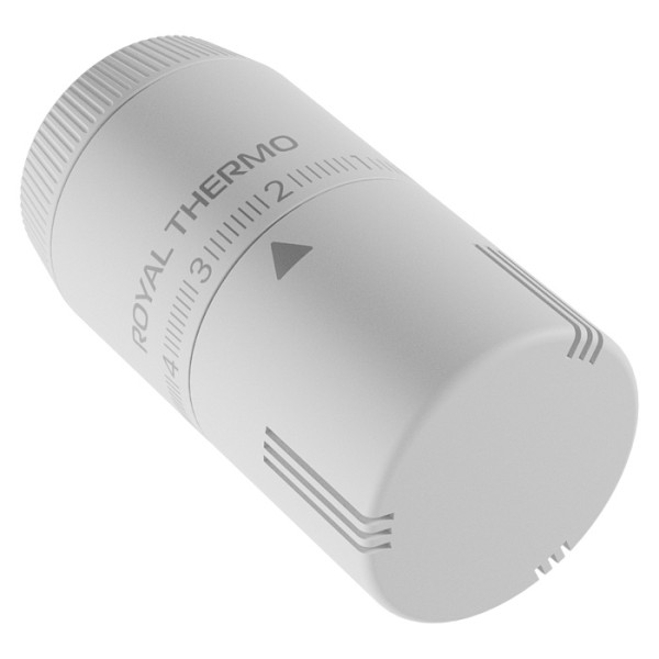 Головка термостатическая М30х1,5 Royal Thermo Design жидкостная (белый soft touch) (RATHDN13015WS) Головка термостатическая М30х1,5 Royal Thermo Design жидкостная (белый soft touch) (RATHDN13015WS)