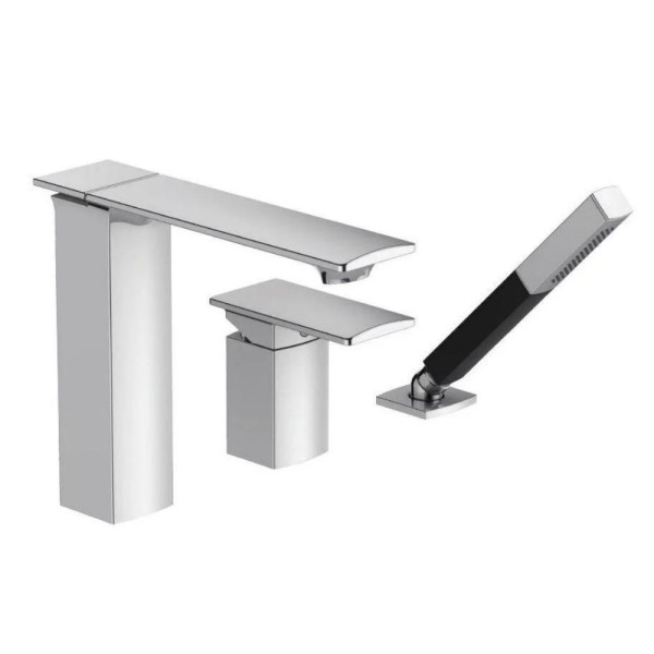 Смеситель для ванны и душа Jacob Delafon Stance с душевым комплектом хром (E14774-CP)