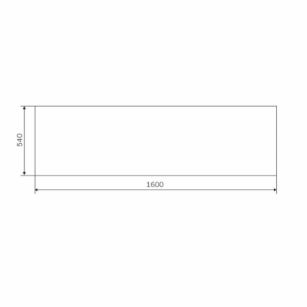 Экран фронтальный AM.PM Gem 160x70 (W93A-160-070W-P) Экран фронтальный AM.PM Gem 160x70 (W93A-160-070W-P)