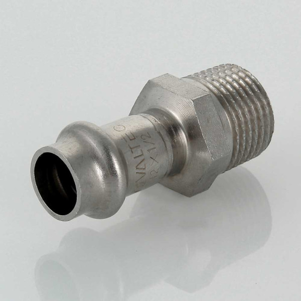 Переход Valtec 15*1/2"Н (нерж.ст., пресс) (VTi.901.I.001504)