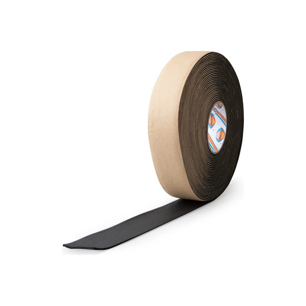 Лента армированная самоклеящаяся из вспененного каучука Aviora 50 мм х 15 м х 3 мм (302-074)