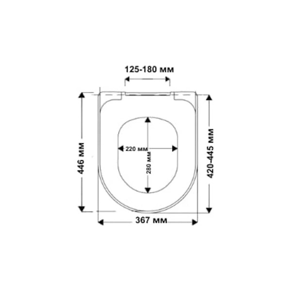 Сиденье для унитаза Haro Wave с микролифтом белое (534055)