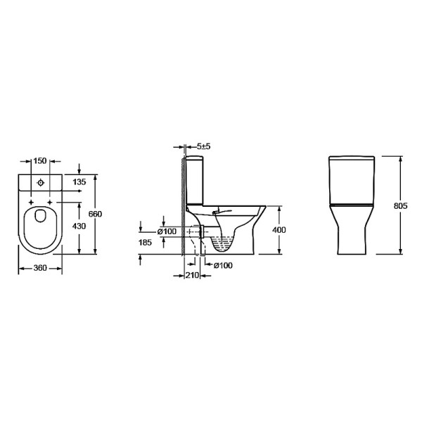 Унитаз напольный Azario Dante с сиденьем с микролифтом белый (AZ-93589)