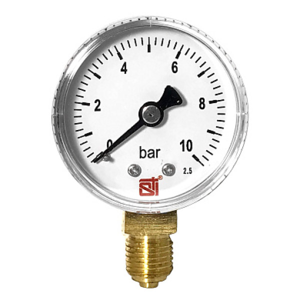 Манометр 1/4" 50 10 бар. STI (радиальный) (ТТ000018918)