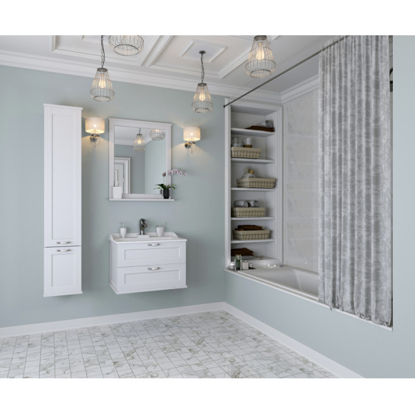 Пенал подвесной Aquaton Леон 312x325x1602 дуб белый (1.A186.5.03L.BPS.0) Пенал подвесной Aquaton Леон 312x325x1602 дуб белый (1.A186.5.03L.BPS.0)