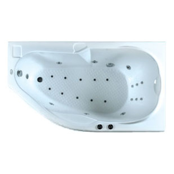 Ванна гидромассажная Акватек Таурус 170х100 НМ (пневматика) правая