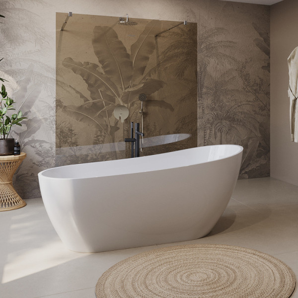 Ванна акриловая BelBagno 170x80 белая (BB704-1700-800-K)