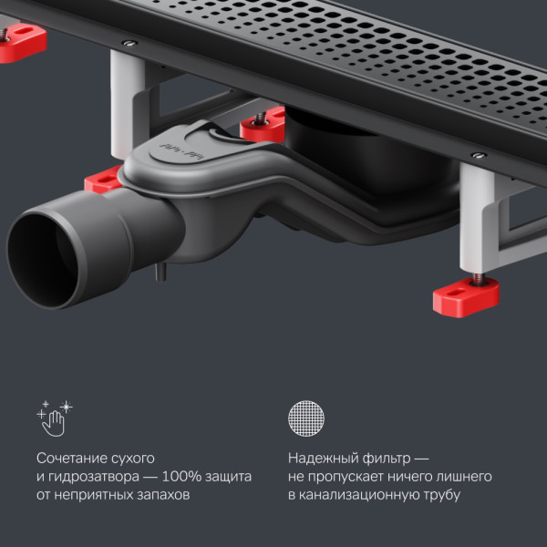 Душевой лоток AM.PM MasterFlow линейный универс затвор Cut Gradient 60 см черн мат (W01SC-P11-060-01BM) Душевой лоток AM.PM MasterFlow линейный универс затвор Cut Gradient 60 см черн мат (W01SC-P11-060-01BM)