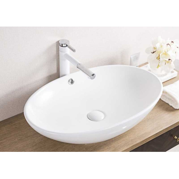 Раковина накладная Iddis 63x41 белая (BB1104)
