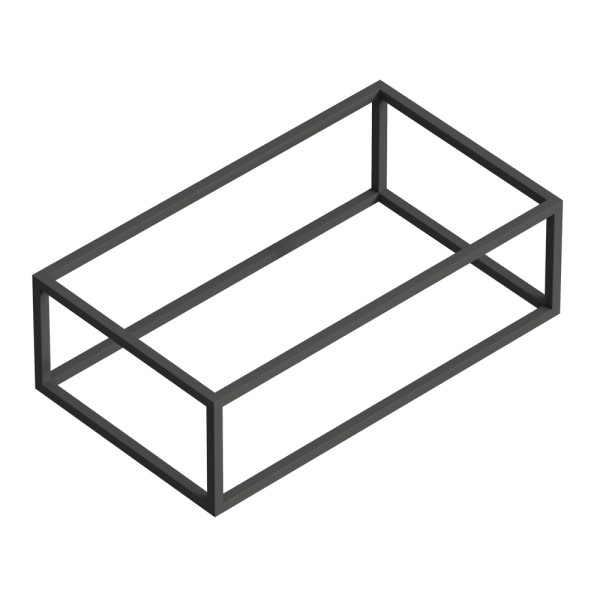 Металлический одноярусный сварной каркас под раковину Cezares Cadro 90х46х30 (CADRO-90/46/30-1C-SO-MET-ST)