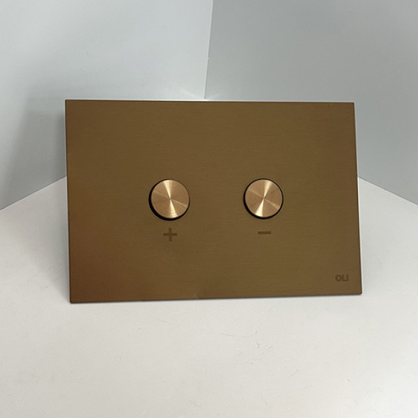 Клавиша смывная Oli Blink медь брашированная матовая (889874)