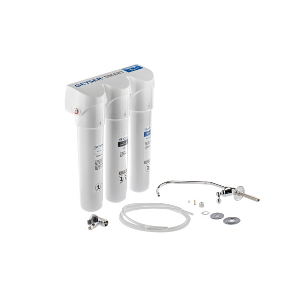 Фильтр под мойку Гейзер Смарт с краном (комплексная очистка) (11059)