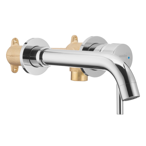 Смеситель для раковины встраиваемый Swedbe Platta хром (5502)