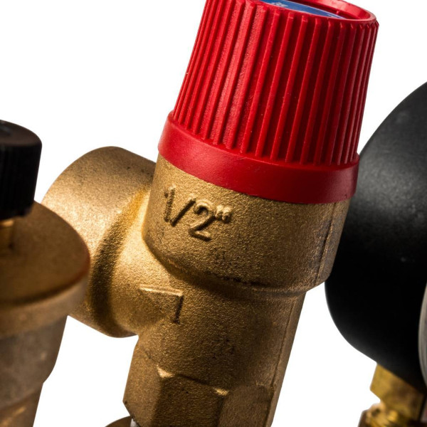 Группа подключения мембранного бака Stout (макс. 3 бар, латунь) (SVS-0006-013020)