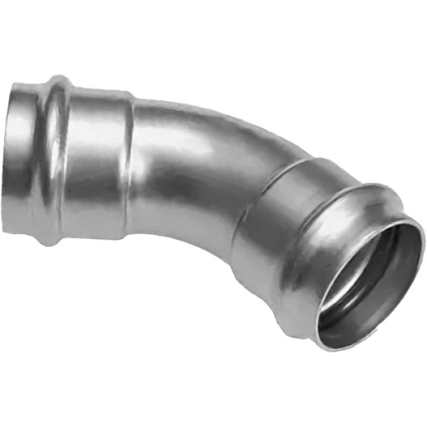 Угол 22*45 двухраструбный Kromwell (нерж.ст., пресс) (KW.SP959002222)