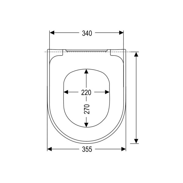 Сиденье для унитаза Haro Lota белое (548840)