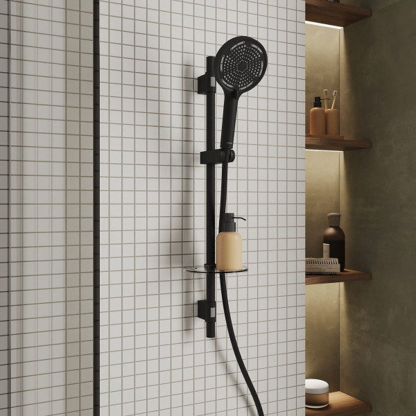 Душевой гарнитур Milardo Ideal Spa черная (ILS3B70M16)