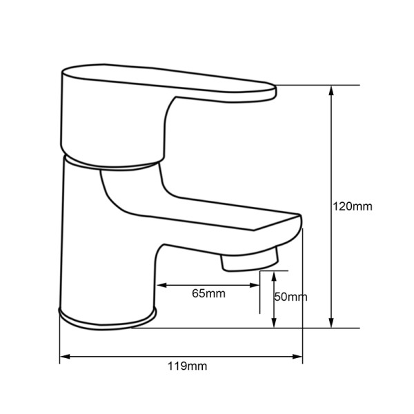 Смеситель для раковины Melodia Rock (MDV 35221) Смеситель для раковины Melodia Rock (MDV 35221)