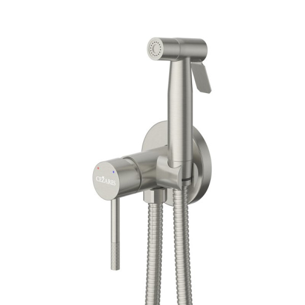 Смеситель с гигиеническим душем Cezares Relax сатин матовый (RELAX-DIF-IN)