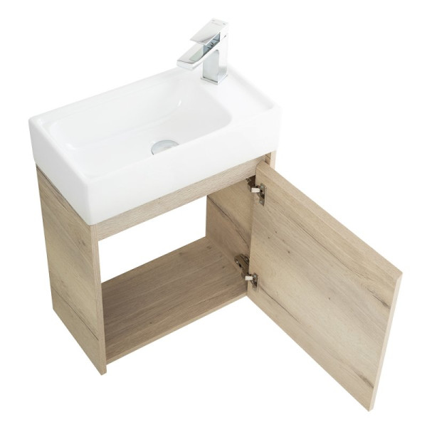 Тумба подвесная BelBagno Kraft Mini 50 Rovere Galifax Bianco левая (KRAFT MINI-500/260-1A-SO-RGB-L) Тумба подвесная BelBagno Kraft Mini 50 Rovere Galifax Bianco левая (KRAFT MINI-500/260-1A-SO-RGB-L)