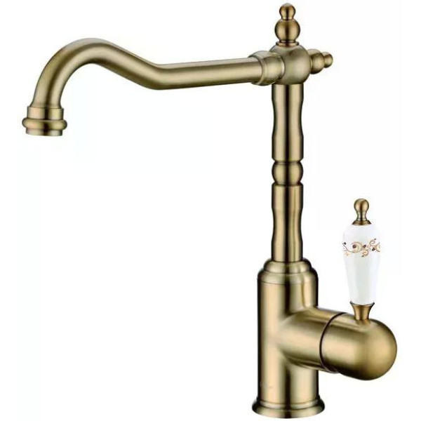 Смеситель для кухни Boheme Kitchen Бронзовый (101-PR)