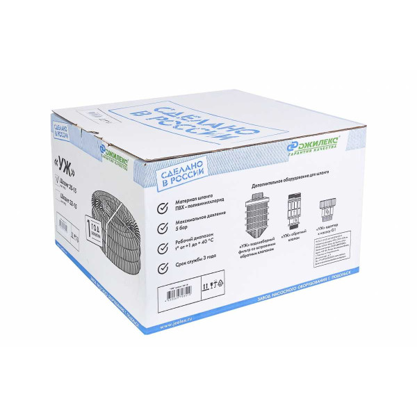 Шланг всасывающий Джилекс УЖ 25-15 1 1/2"ВН (бухта 15 м.) (9810) Шланг всасывающий Джилекс УЖ 25-15 1 1/2"ВН (бухта 15 м.) (9810)