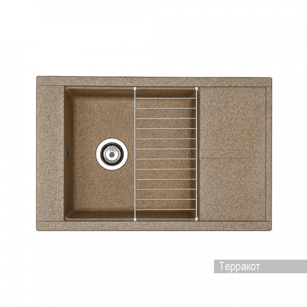 Мойка для кухни врезная Aquaton Делия 78 516x787x218 терракот (1.A715.1.32D.E27.0) Мойка для кухни врезная Aquaton Делия 78 516x787x218 терракот (1.A715.1.32D.E27.0)