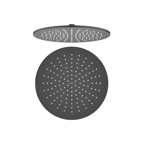 Верхний душ Aquatek 300*7 мм черный матовый (AQ2079MB)