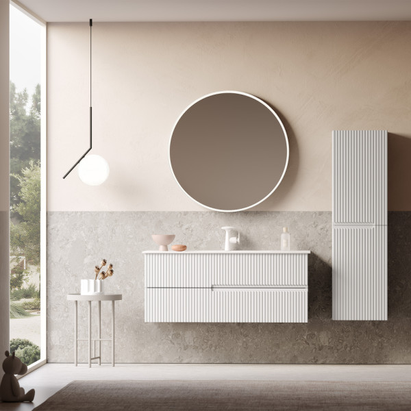 Зеркало с подсветкой Orka Moonlight 900x900 белый матовый (3001343) Зеркало с подсветкой Orka Moonlight 900x900 белый матовый (3001343)
