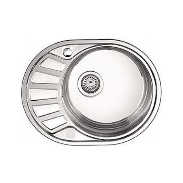 Мойка врезная Ledeme 570x450x170 (0,6мм) выпуск 3 1/2" правая декор (L65745-6R) Мойка врезная Ledeme 570x450x170 (0,6мм) выпуск 3 1/2" правая декор (L65745-6R)