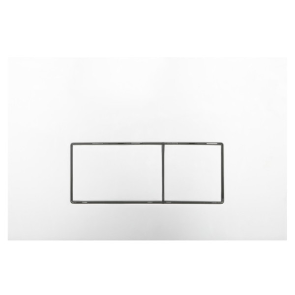 Клавиша смывная Vieir двойной смыв, хром, пластик (VRQ73-2)