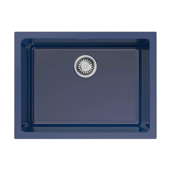 Мойка для кухни врезная Omoikiri Okinoshima 61-U/I-IB Glossy Natceramic/indigo blue глянцевый (4911261)