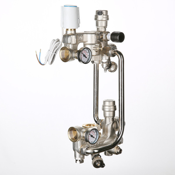 Насосно-смесительный узел с сервоприводом (без насоса) Valtec (VT.COMBI.S.180)