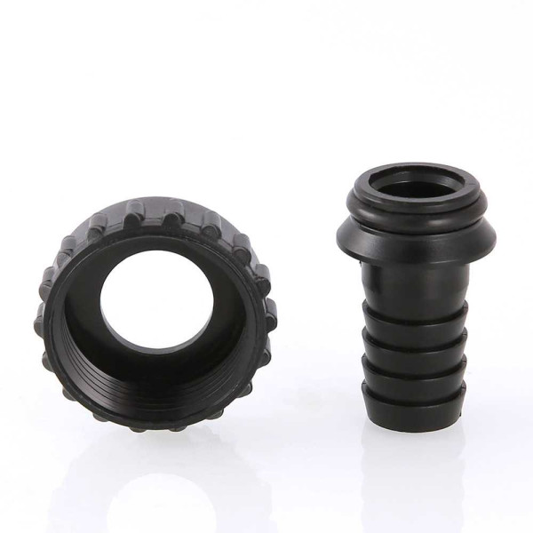 Штуцер с накидной гайкой 3/4"(18) ЕК для сливного крана Valtec (ABS пластик) VTr.654.NE.0510