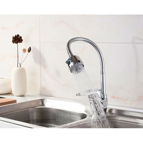 Смеситель для кухни Ledeme с гибким изливом (L4304)